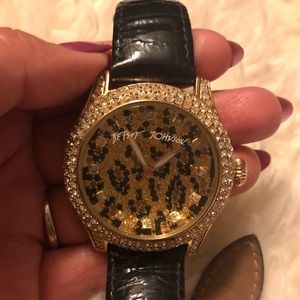 Betsy Johnson Cheetah Watch